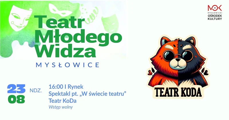 Teatr zawitał do Parku Zamkowego. Najmłodsi mieszkańcy bawili się razem z O!TEATREM / fot. MOK