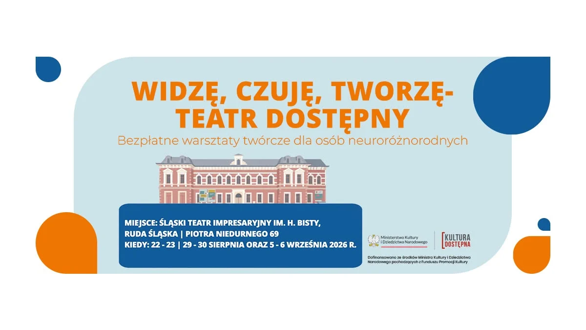 Teatr bardziej dostępny dla osób neuroróżnorodnych. ŚTI rusza z projektem „Widzę, czuję, tworzę”