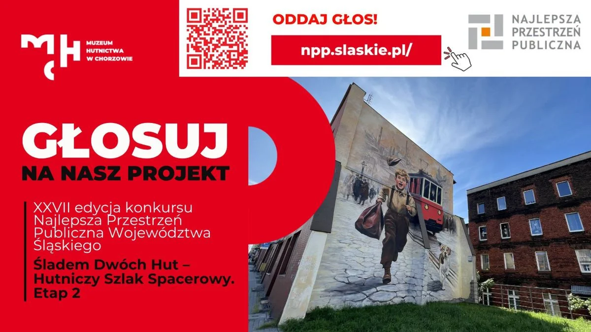 „Śladem Dwóch Hut” może zostać najlepszą przestrzenią publiczną na Śląsku. Ruszyło głosowanie