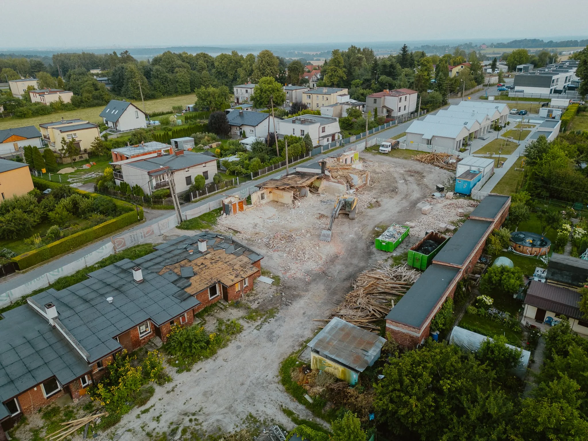Metamorfoza Abisynii trwa. Przy Młyńskiej znikają stare budynki, będą nowe mieszkania