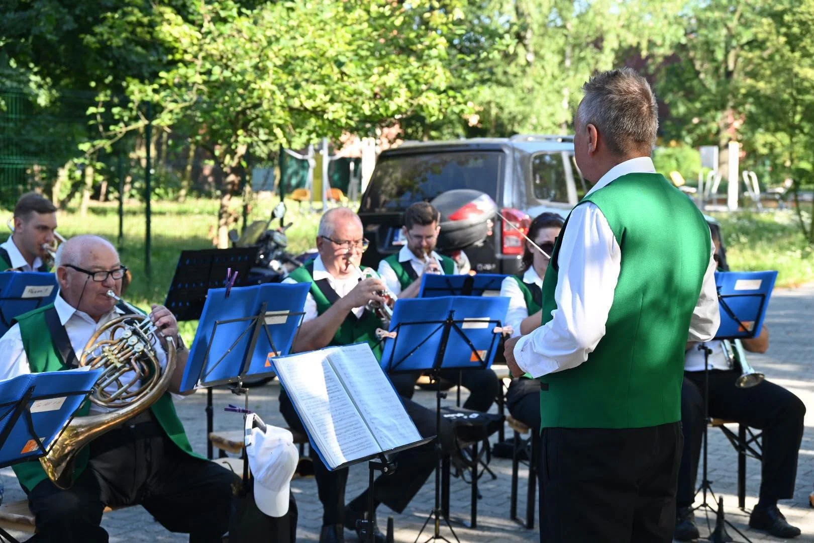 Kolejny koncert promenadowy za nami. Bielszowicka orkiestra zagrała w Kochłowicach