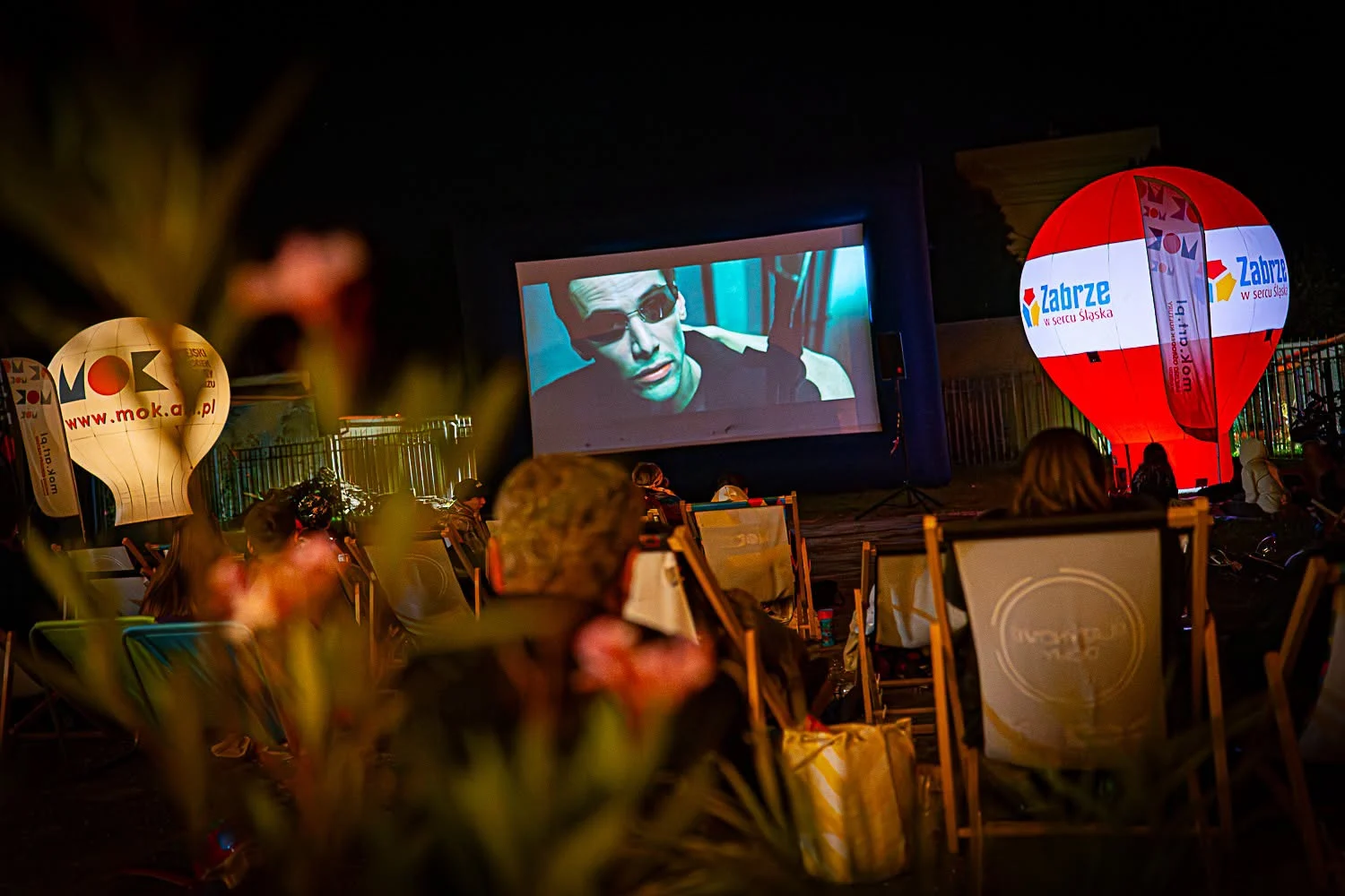 „Matrix” pod gołym niebem na Zaborzu. Wakacyjne Kino ROMA w Zabrzu / fot. Kino Roma