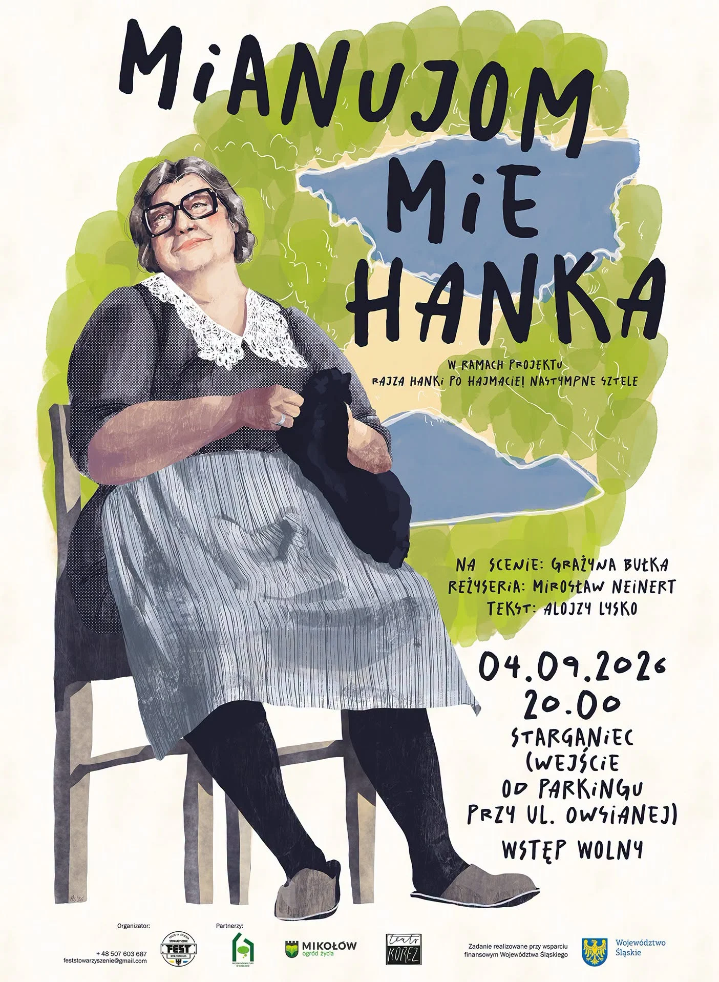 „Mianujom mie Hanka” wraca do Mikołowa. Grażyna Bułka zagra na Stargańcu