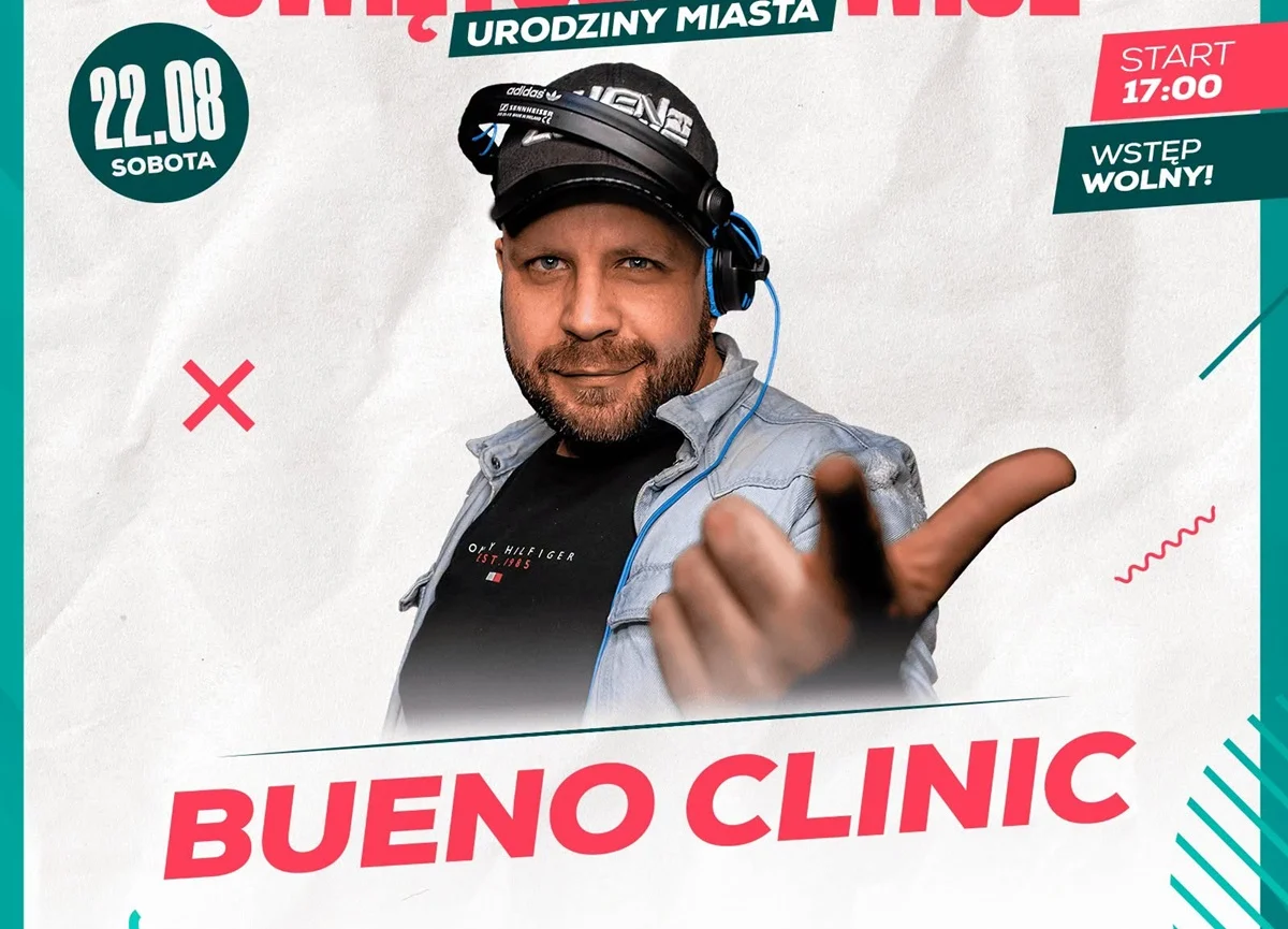 Kolejny artysta na Święcie Miasta Świętochłowice. Bueno Clinic stanie za konsoletą