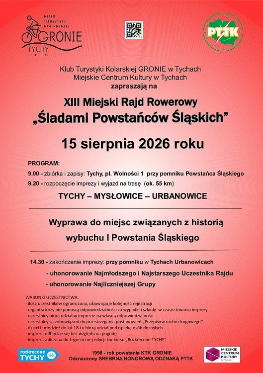 Śladami Powstańców Śląskich przez Mysłowice. Rusza XIII Miejski Rajd Rowerowy! / fot. UM Mysłowice