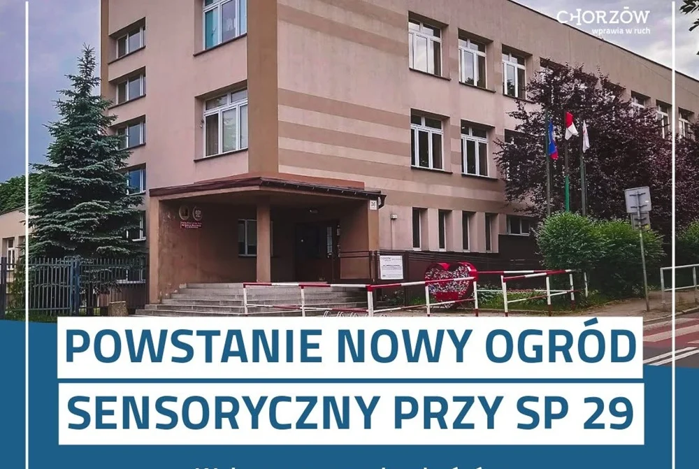 Ogród sensoryczny przy SP 29 w Chorzowie. Rusza realizacja projektu z BO
