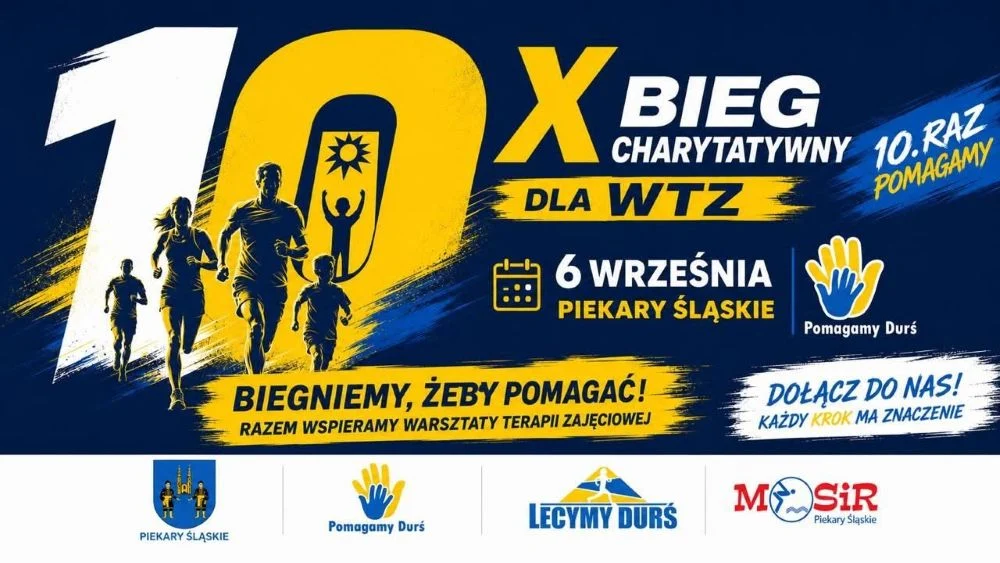 Pobiegną, by pomagać. Przed nami jubileuszowy Bieg Pomagamy Durś