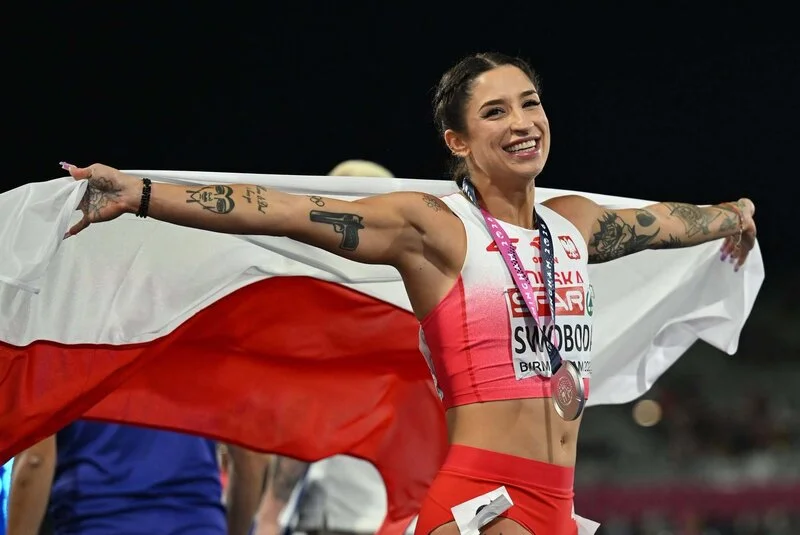 Dwie setne od złota! Ewa Swoboda wicemistrzynią Europy na 100 metrów