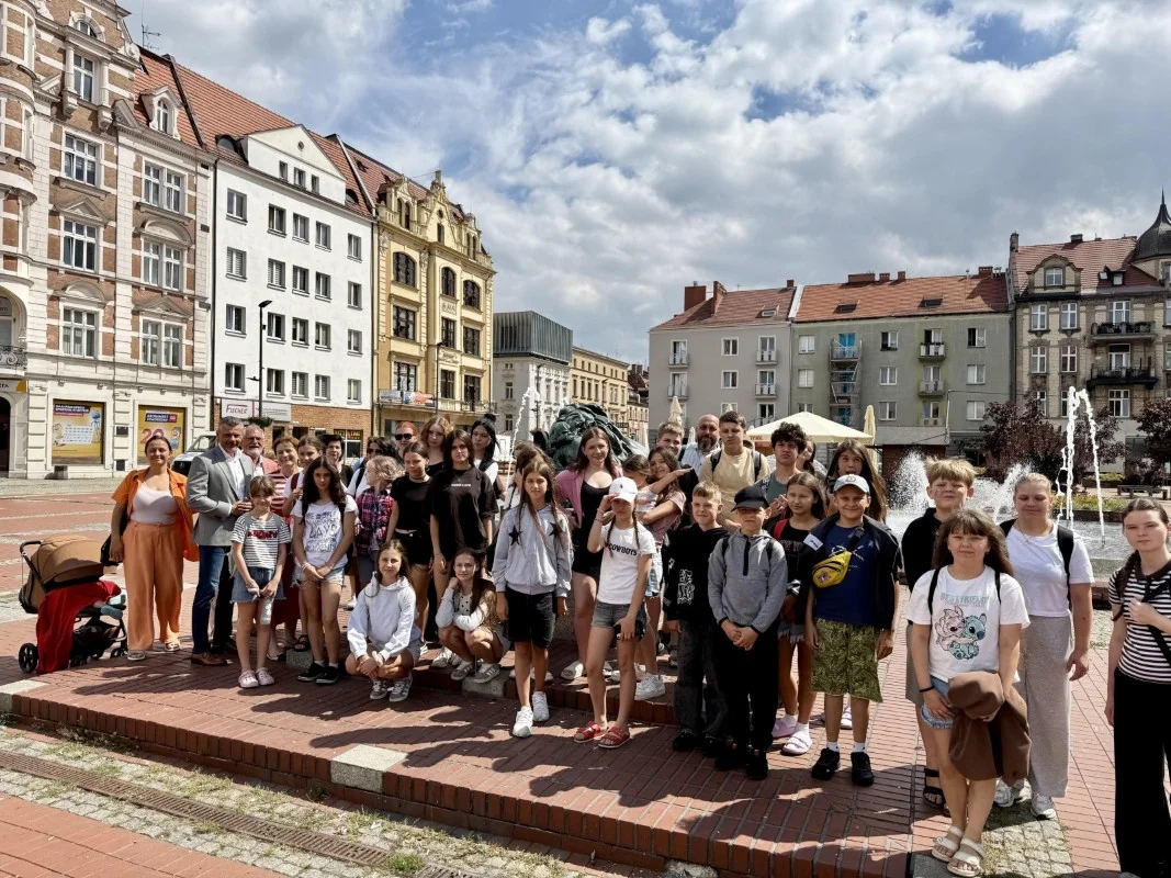 Młodzież z Drohobycza odwiedziła Bytom. Poznają miasto i jego atrakcje
