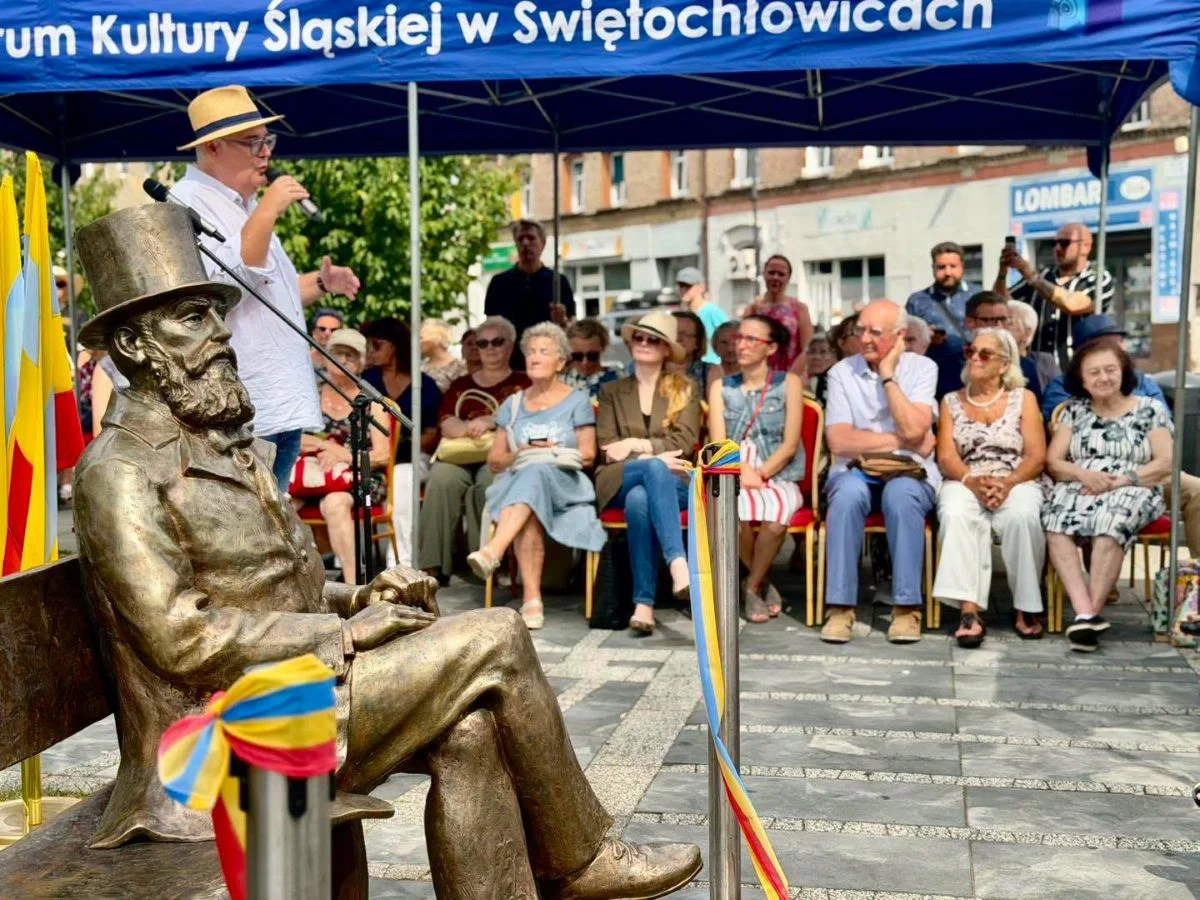 Historia wróciła do Świętochłowic. Książę Guido na pamiątkowej ławeczce