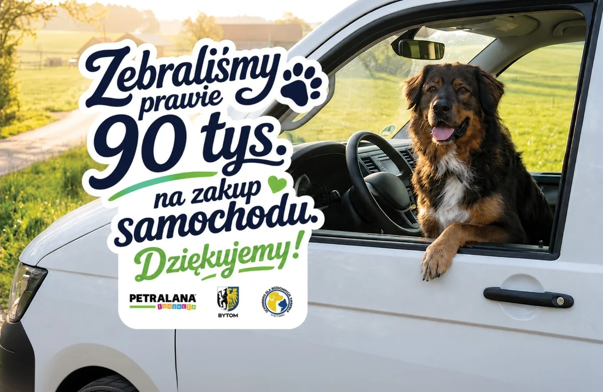 Bytomianie pomogli zwierzętom. Prawie 90 tys. zł na samochód dla schroniska