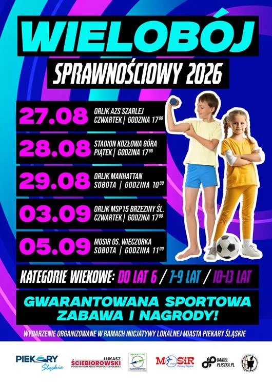 XI Wielobój Sprawnościowy w Piekarach Śląskich. Pięć terminów i lokalizacji / fot. UM Piekary Śląskie